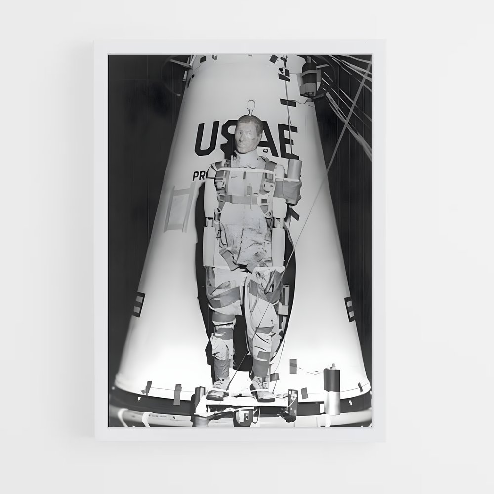 Poster Joe de kittinger – affiche Parachutisme (vue 3)